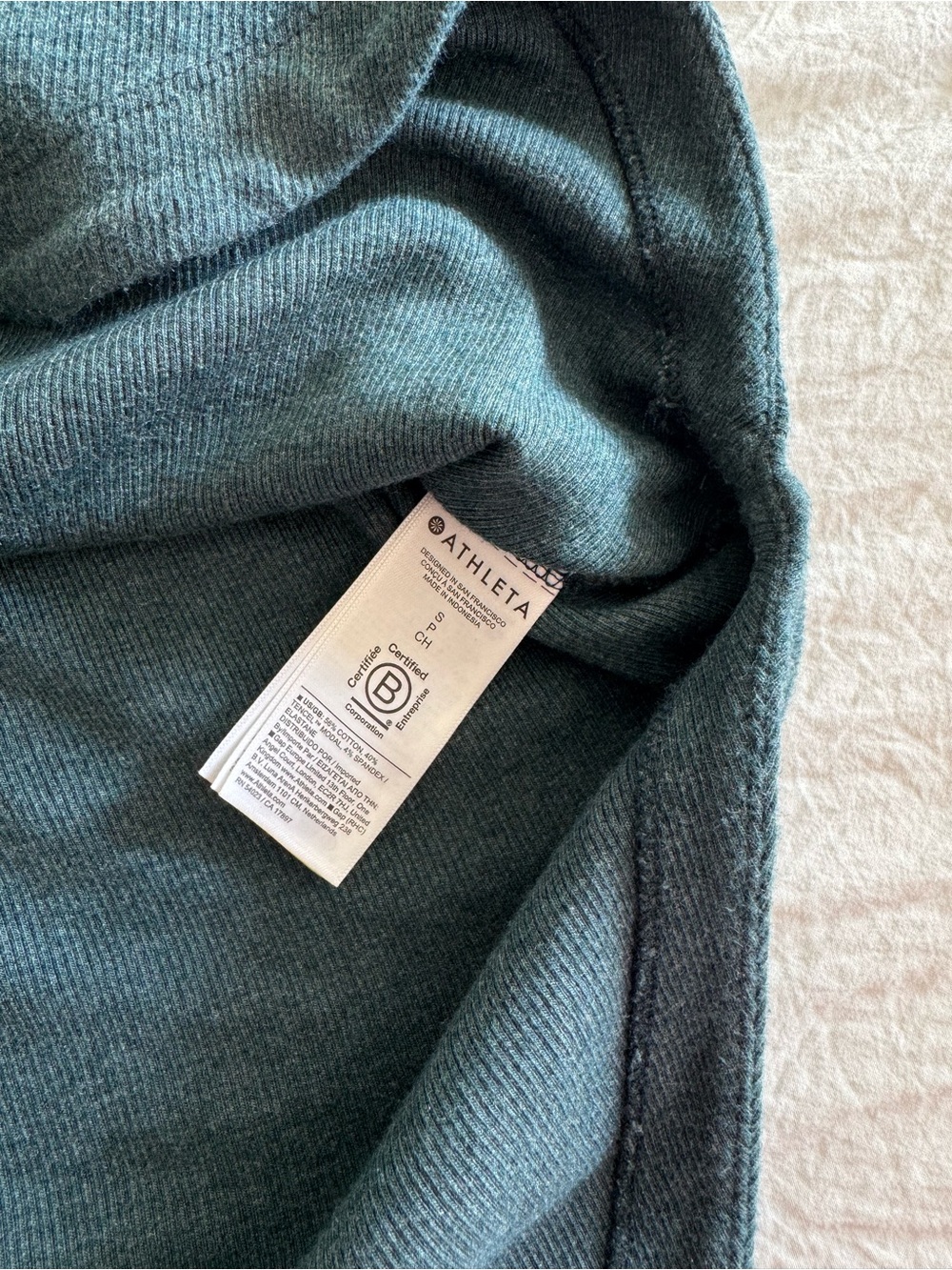 Athleta Presence Sweatshirt Cypress Heather - Picture 11 of 13